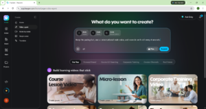 Screenshot of the HeyGen dashboard