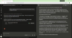 Screenshot of Claude scanning its skill library and outputting a finished LinkedIn post.