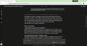  Screenshot of the SEO skill comparing Nike, Adidas, and New Balance side-by-side with scores.