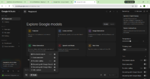  Screenshot of the Google Flow "Tools" tab showing the Scene Explorer and Style Switcher options.