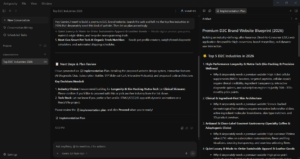 Screenshot of the Antigravity 2.0 clean chat interface 