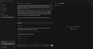  Screenshot of the Cursor AI interface showing the @codebase command being used in the chat panel.