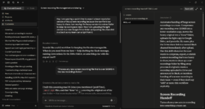 Screenshot of the Claude Cowork "Record a Skill" interface showing the 108 steps breakdown with screenshots.