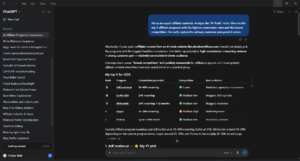 best ai tools for affiliate marketing chatgpt prompt