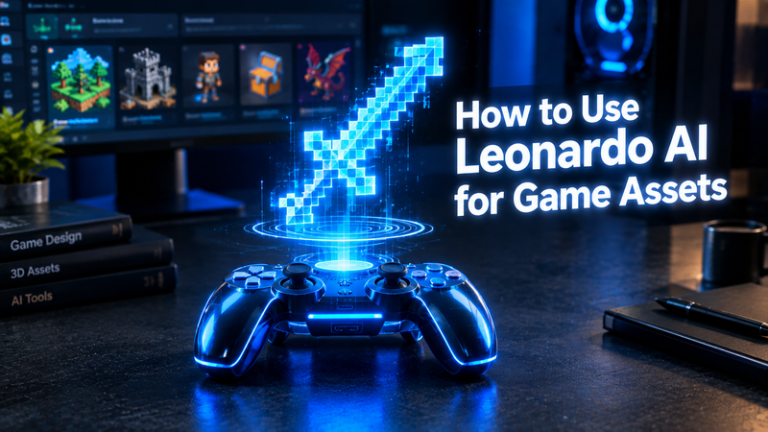 how to use leonardo ai for game assets