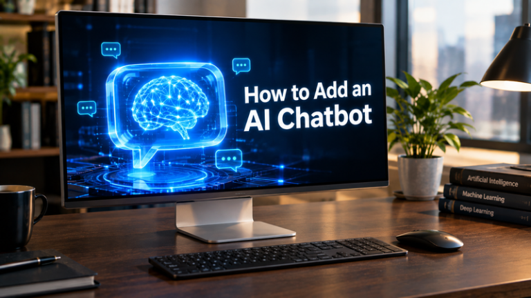 how to add an ai chatbot to your website